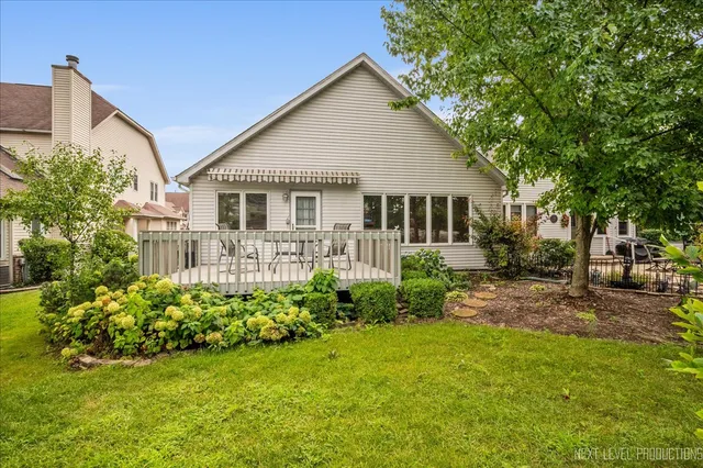 a view of swimming pool with a garden