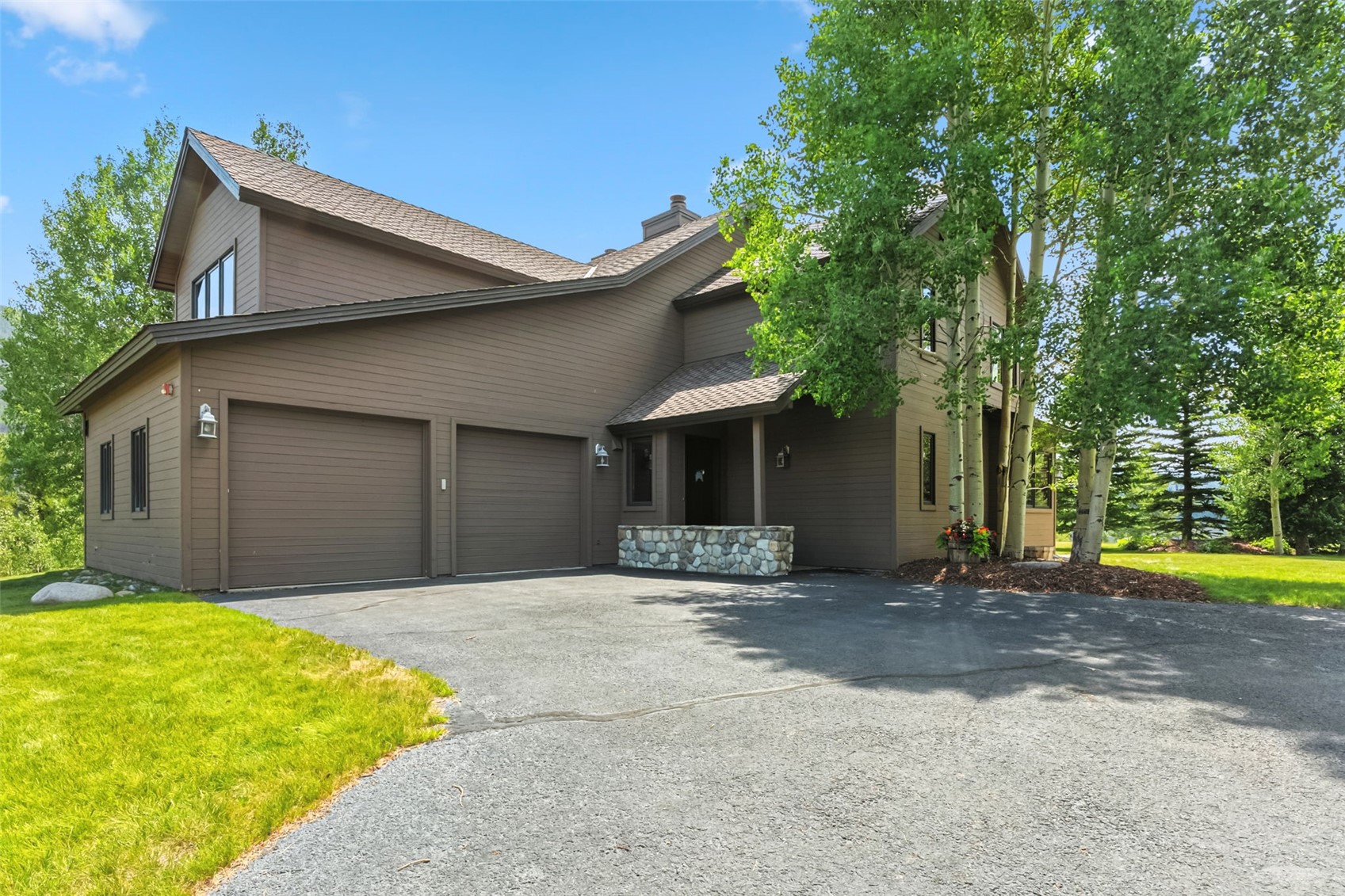 272 Penstemon Road Keystone, CO 80435 - Photo 46 of 50 Beautifully landscaped yard and perennial gardens on this property! Note the gorgeous mature aspen trees.