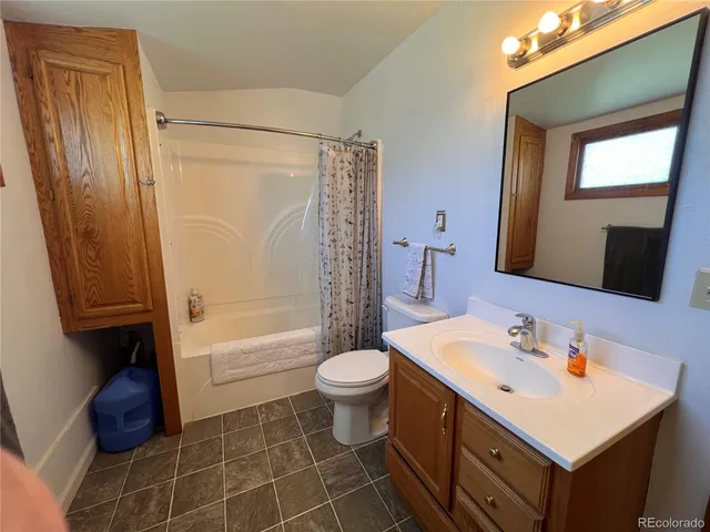 a bathroom with a sink a toilet a mirror and shower