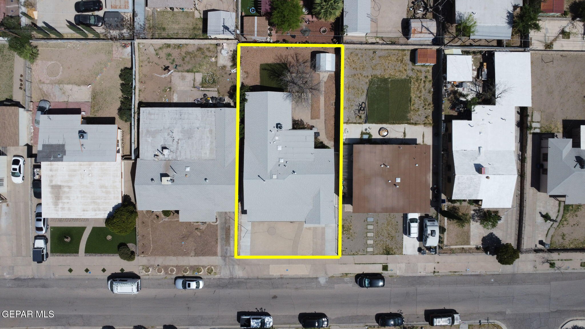 520 Cardon Street El Paso, TX 79903 - Photo 35 of 42 an aerial view of residential houses with outdoor space