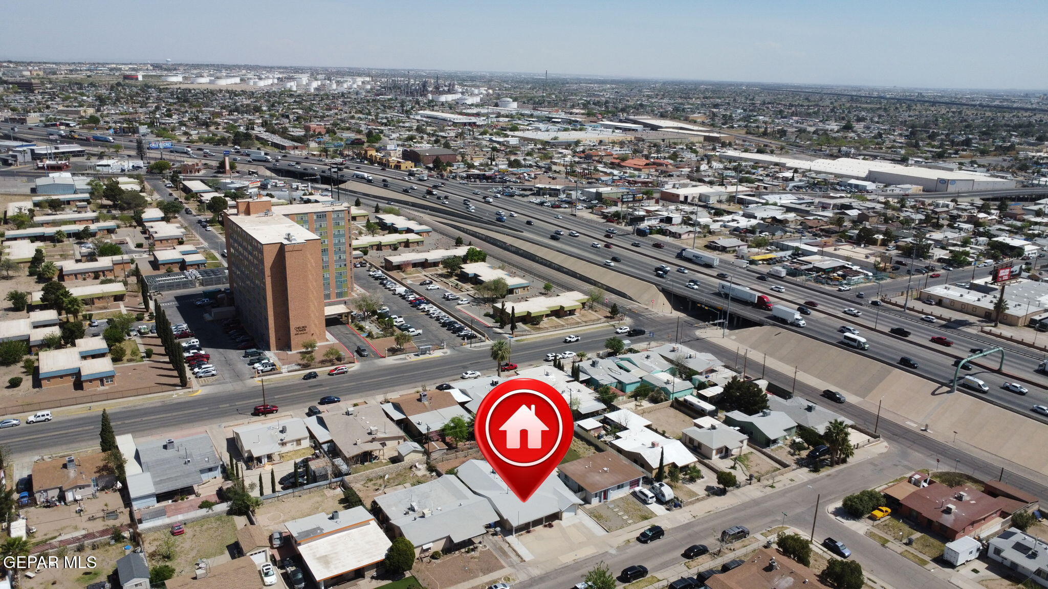 520 Cardon Street El Paso, TX 79903 - Photo 36 of 42 an aerial view of a city