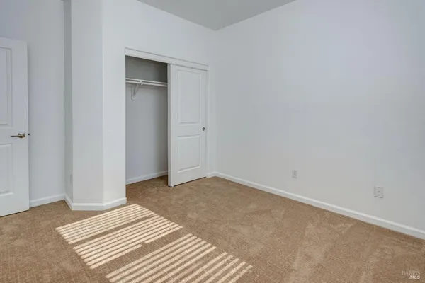 a view of a room with a space