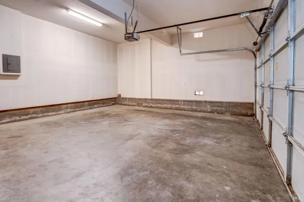 a view of a room with an empty space