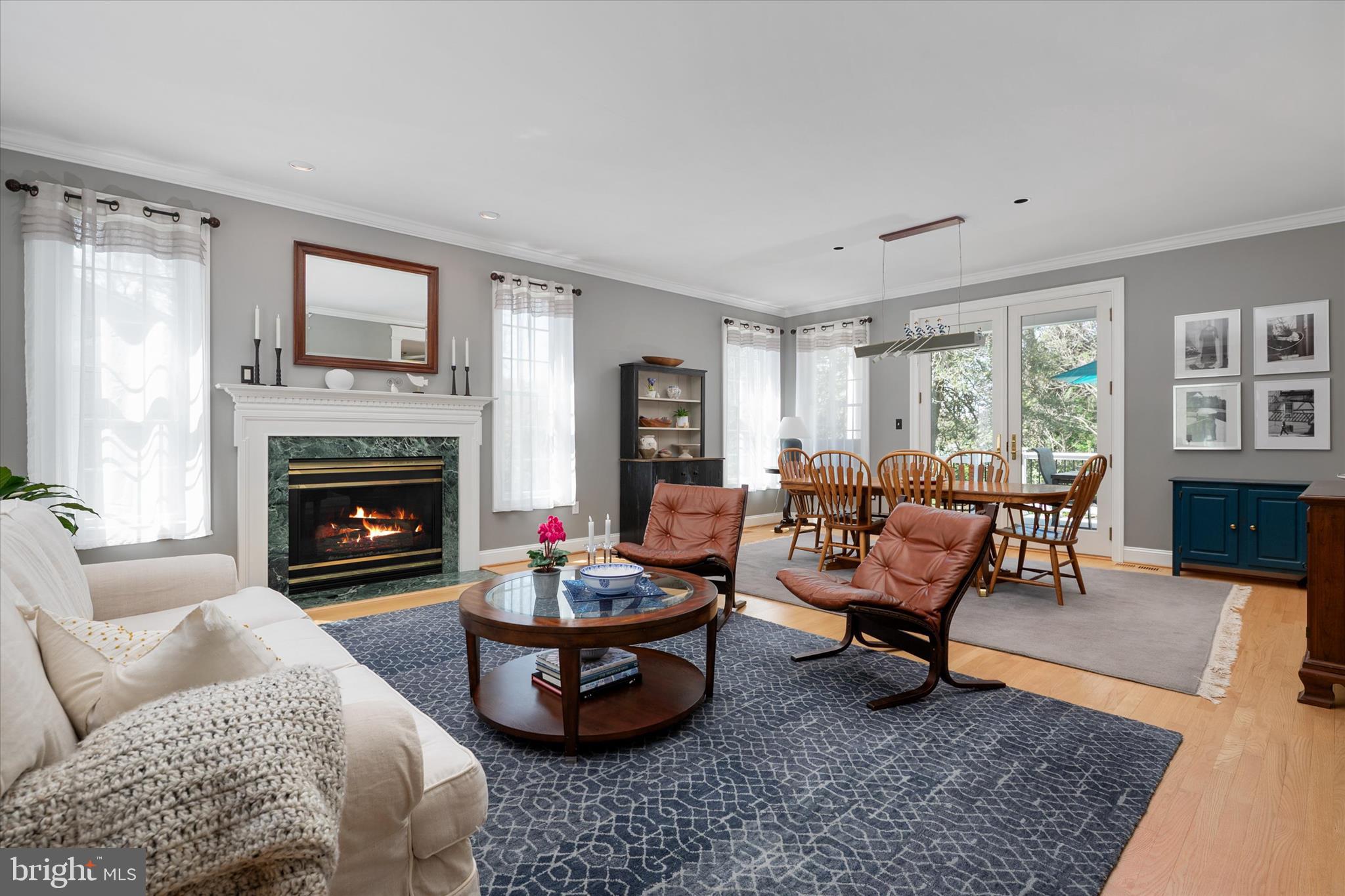 14 Severn River Road Severna Park, MD 21146 - Photo 24 of 73 a living room with furniture and a fireplace