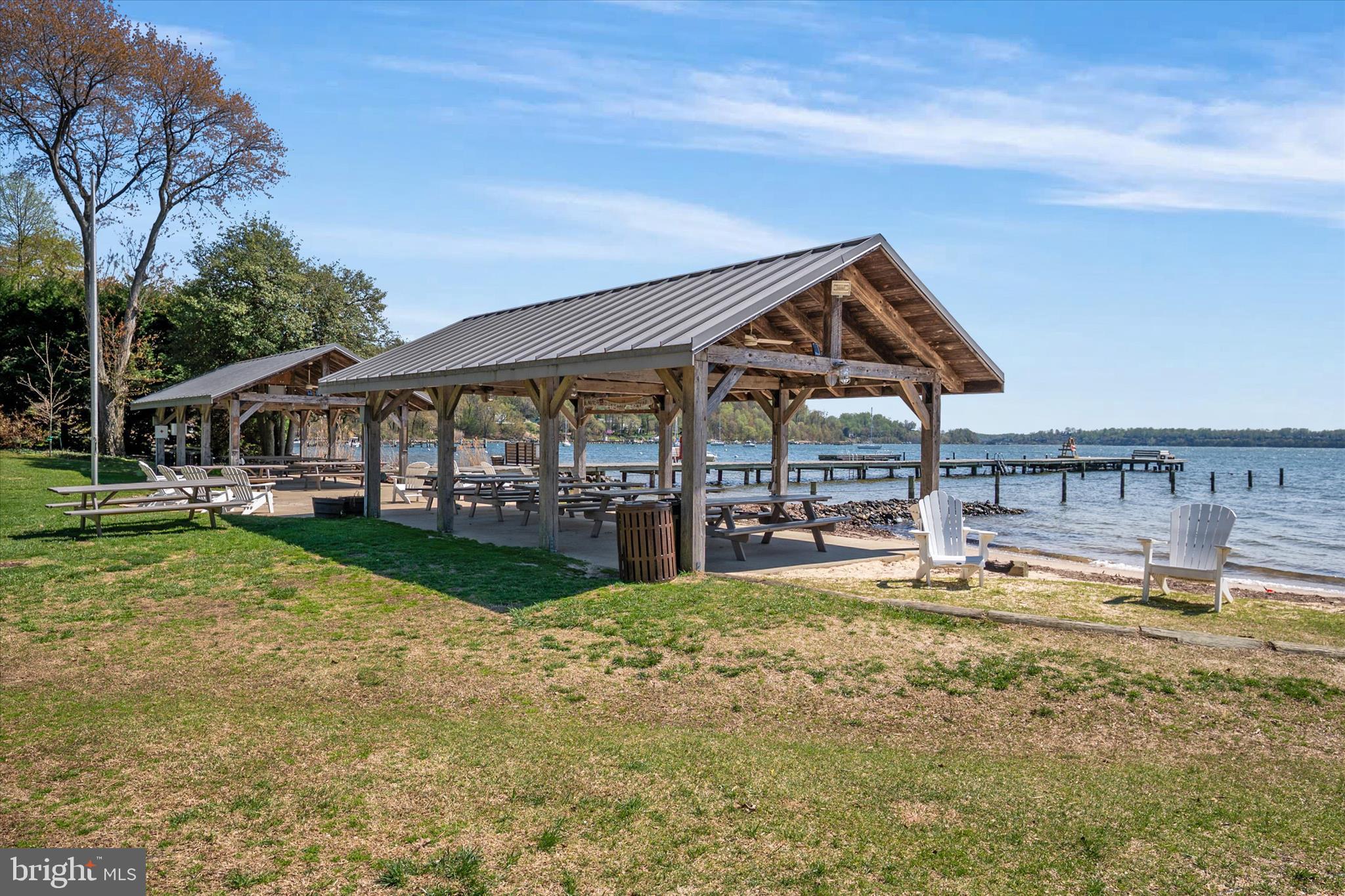 14 Severn River Road Severna Park, MD 21146 - Photo 58 of 73 a view of a house with swimming pool and porch with furniture