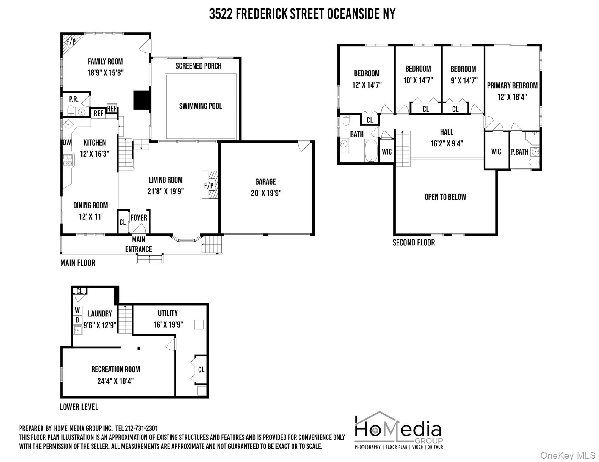 3522 Frederick Street Oceanside, NY 11572 - Photo 23 of 23 View of property floor plan