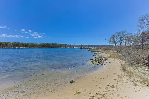 a view of an ocean beach