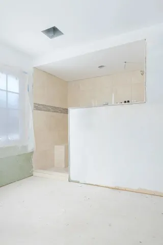 a view of an empty room