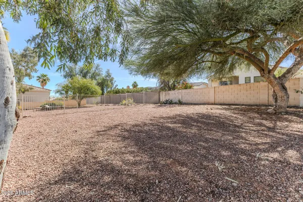 a view of backyard of the house