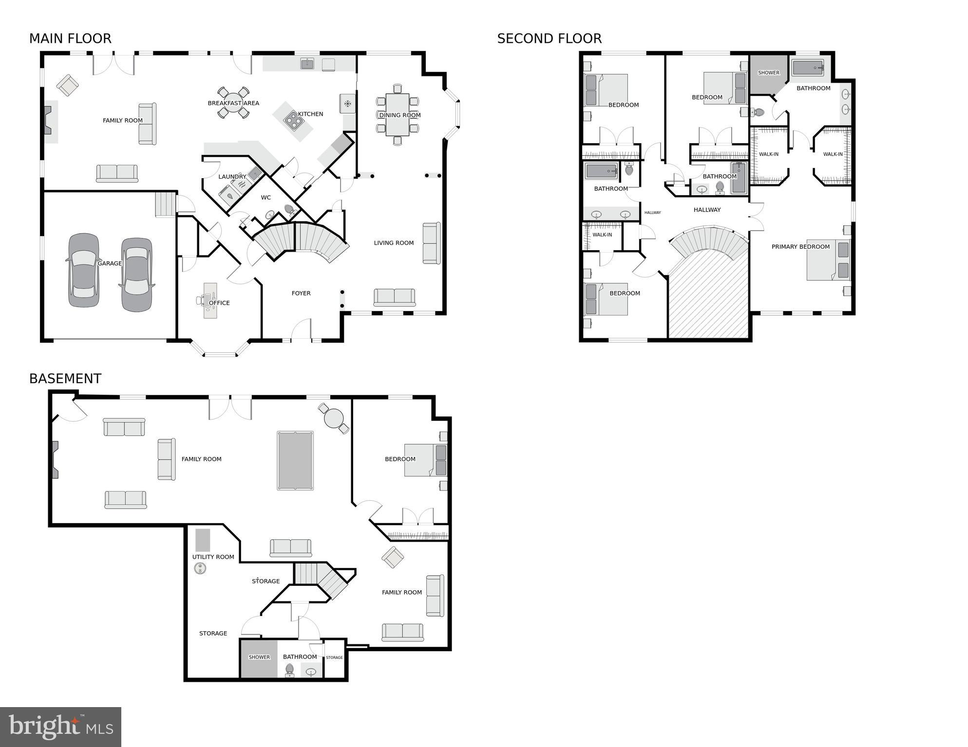 1906 Gables Lane Vienna, VA 22182 - Photo 52 of 52 Floor Plans