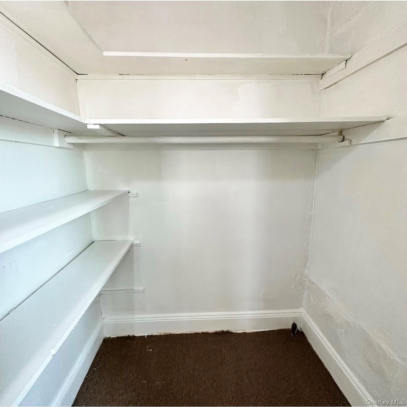 103-08 97th Avenue, Unit 2 Queens, NY 11416 - Photo 5 of 6 Spacious closet with dark colored carpet