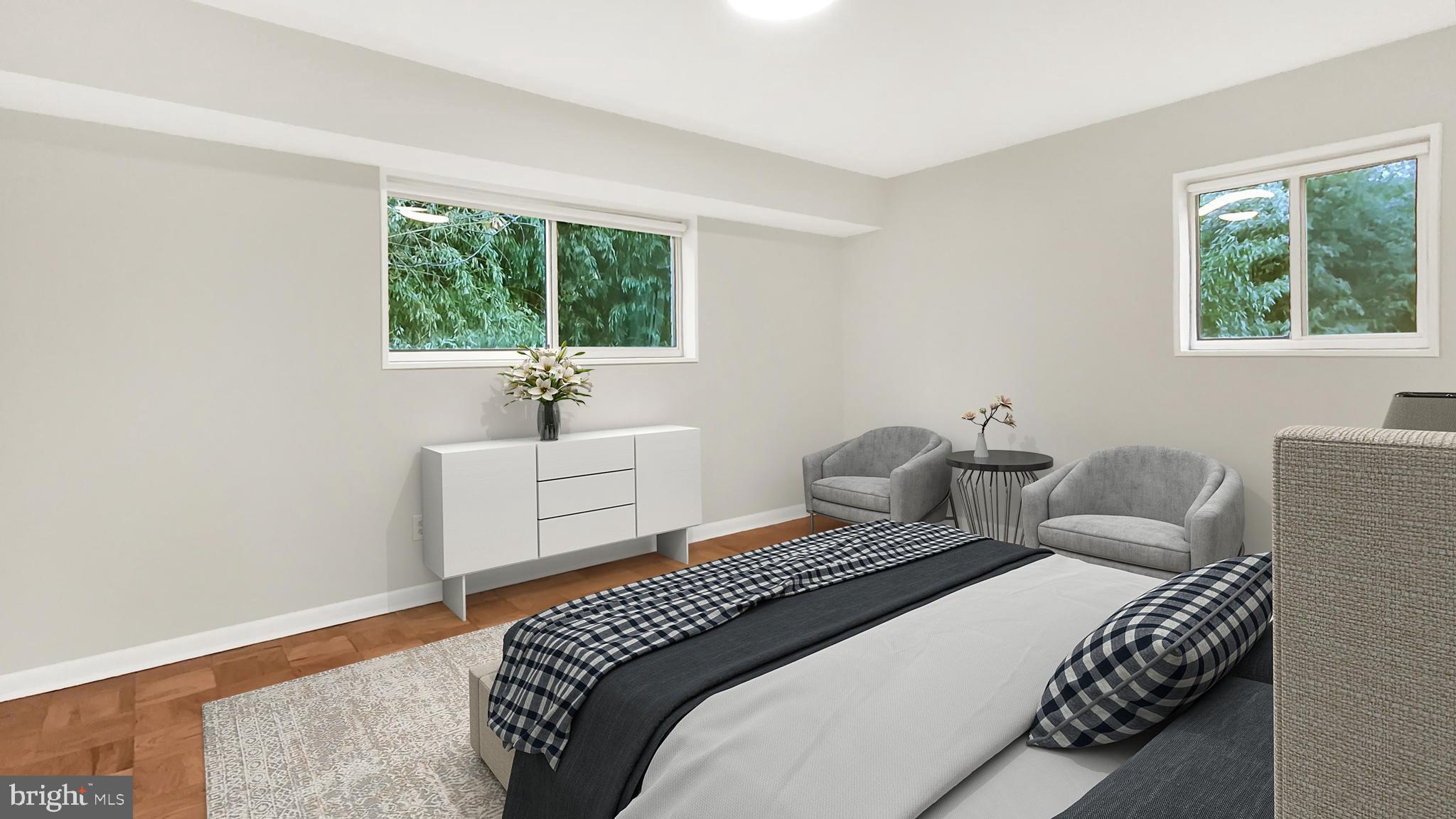 10655 Montrose Avenue, Unit 103 Bethesda, MD 20814 - Photo 8 of 26 a bedroom with a bed and a window