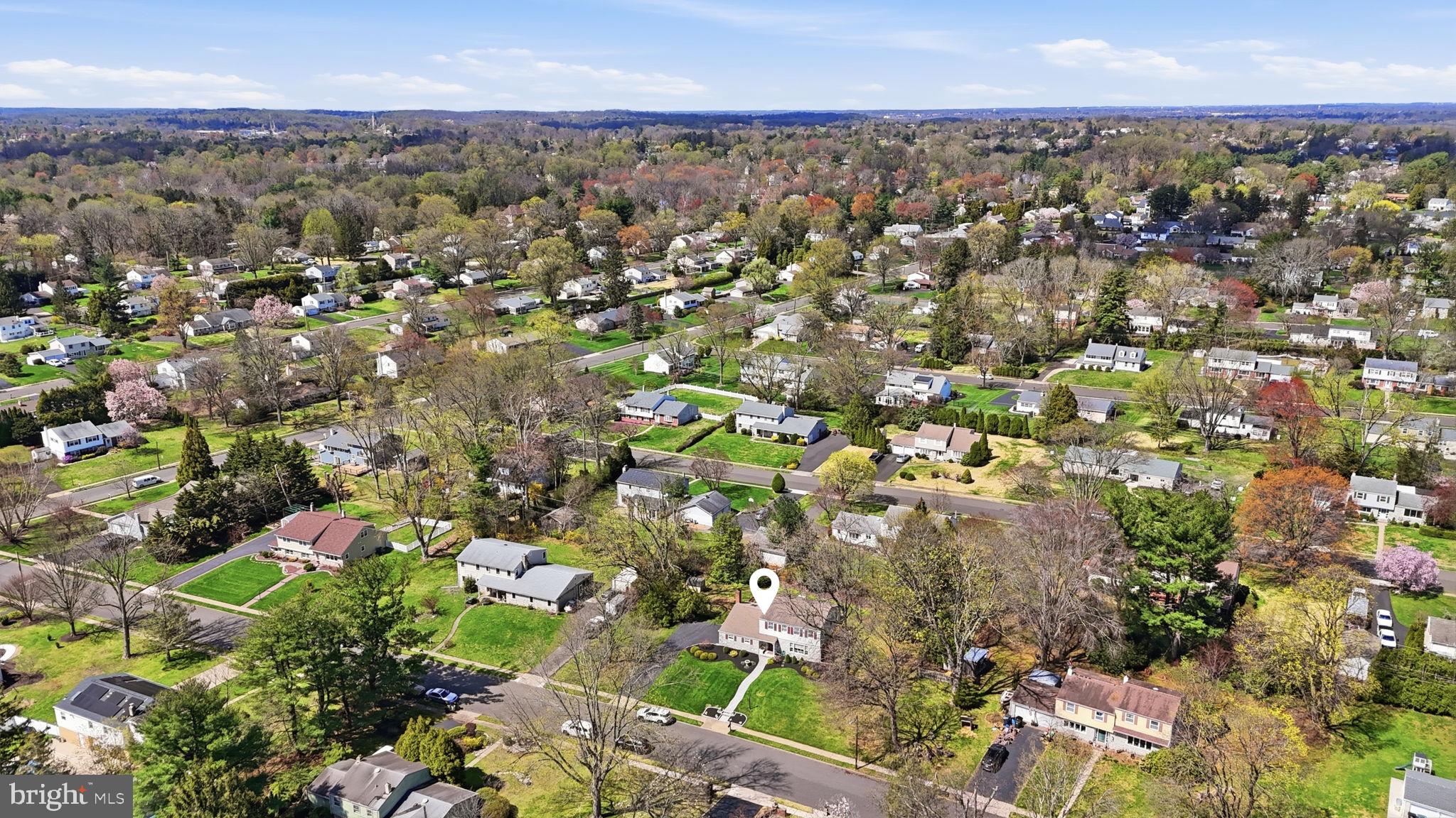 3868 Blake Road Huntingdon Valley, PA 19006 - Photo 45 of 50 an aerial view of multiple house
