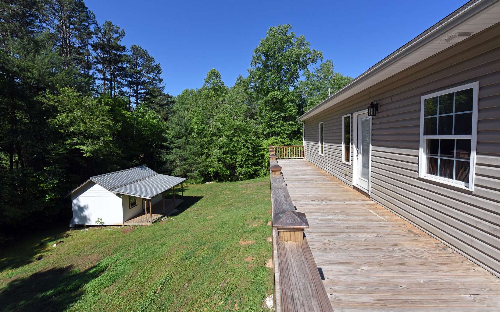 110 Goldfinch Lane Murphy, NC 28906 - Photo 30 of 36 a view of a back yard of the house