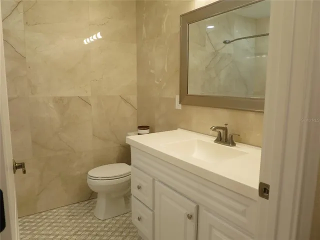 a view of outdoor space with a big yard