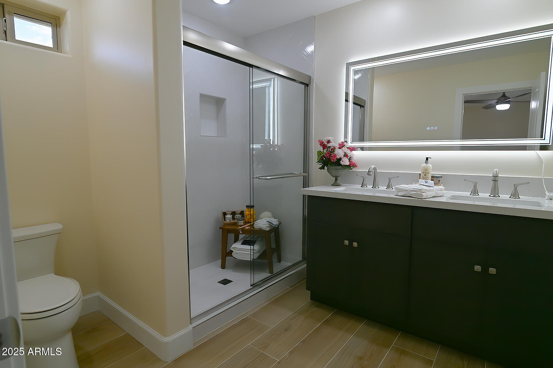 20214 East Mesa Verde Road Mayer, AZ 86333 - Photo 8 of 26 a bathroom with a sink toilet and mirror