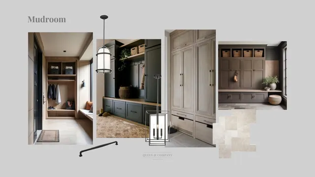 a room with lots of windows and furniture