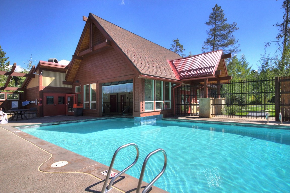 350 4 O Clock Road, Unit C Breckenridge, CO 80424 - Photo 26 of 29 a view of a house with backyard porch and sitting area