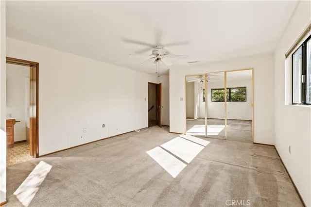 a view of a sink and mirror