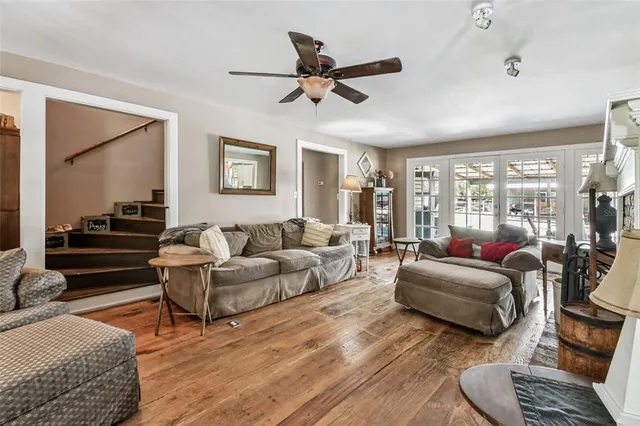 a bathroom with a double vanity sink mirror and