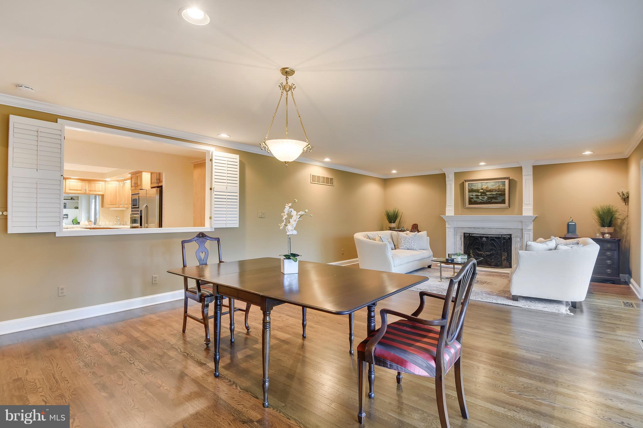 1800 Hidden Point Road Annapolis, MD 21409 - Photo 5 of 30 Dining Room and Living Room
