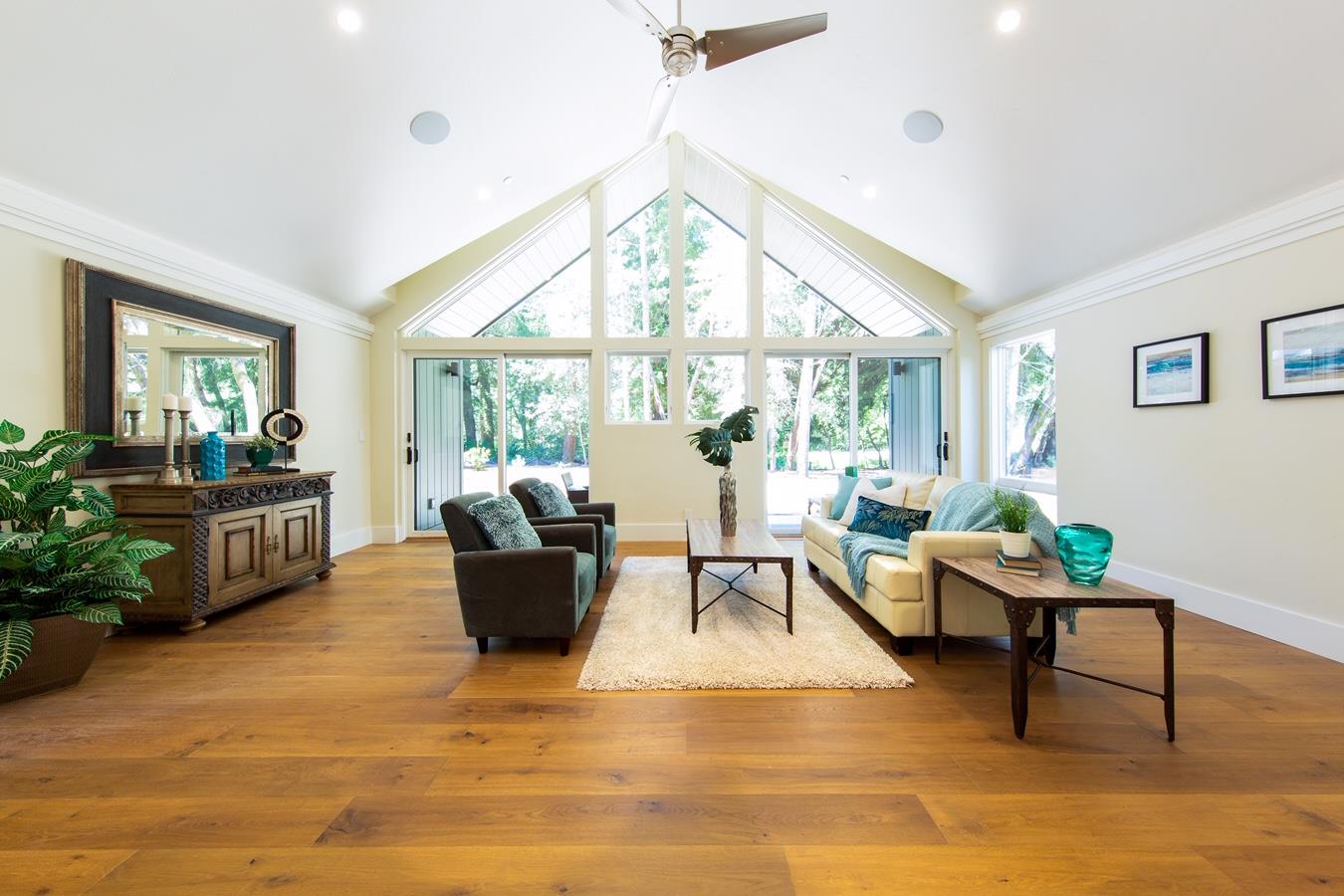 110 Stadler Drive Woodside, CA 94062 - Photo 27 of 27 a living room with furniture and a large window