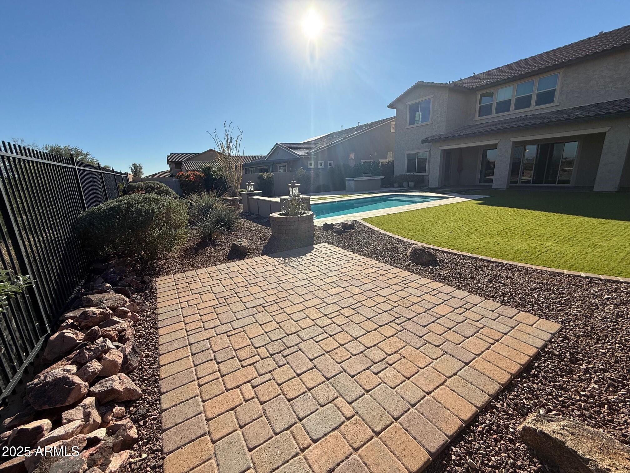 2709 North Black Rock Road Buckeye, AZ 85396 - Photo 61 of 74 a view of a house with backyard and sitting area