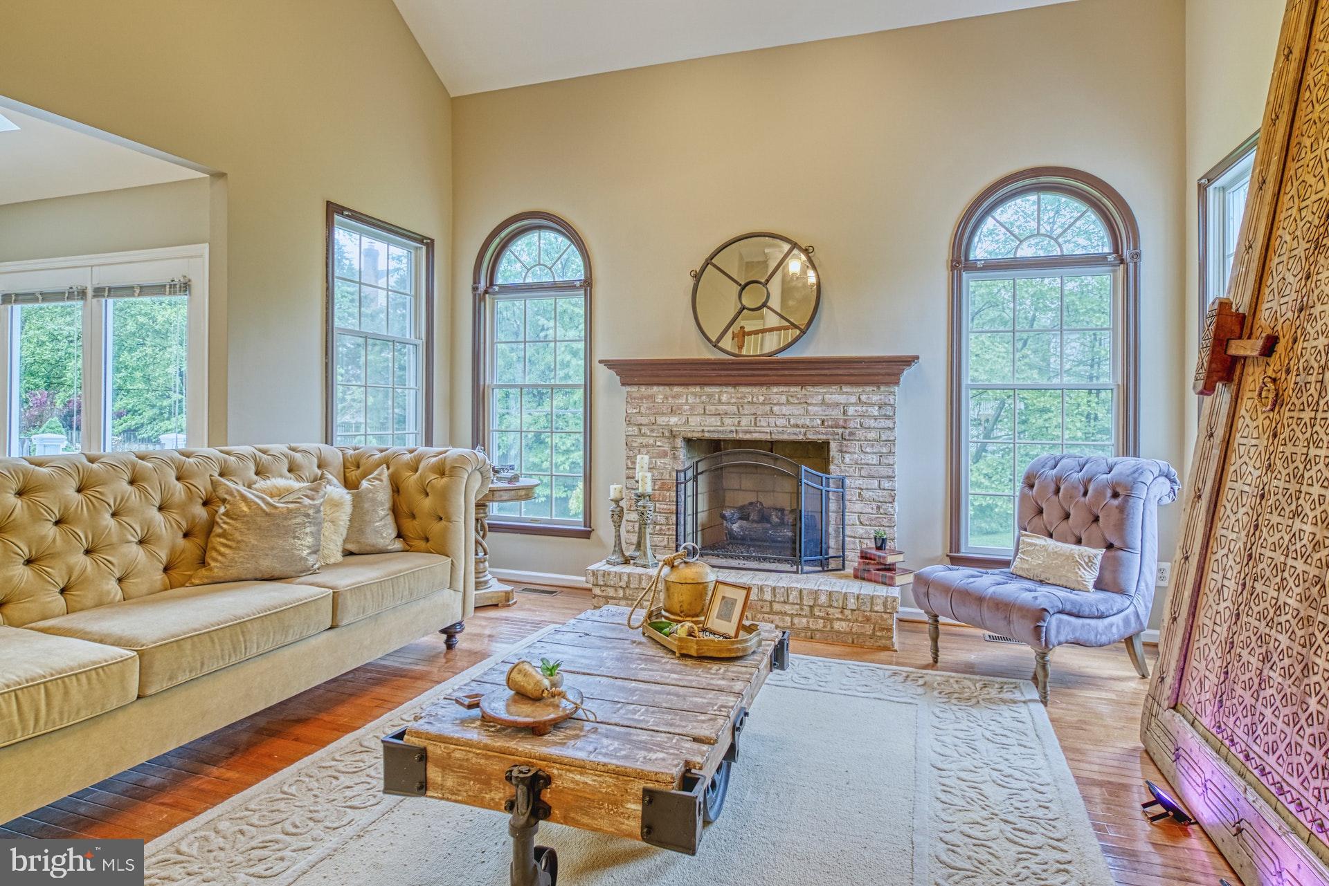 1321 Gatesmeadow Way Reston, VA 20194 - Photo 8 of 62 Family Room with Gas Fireplace