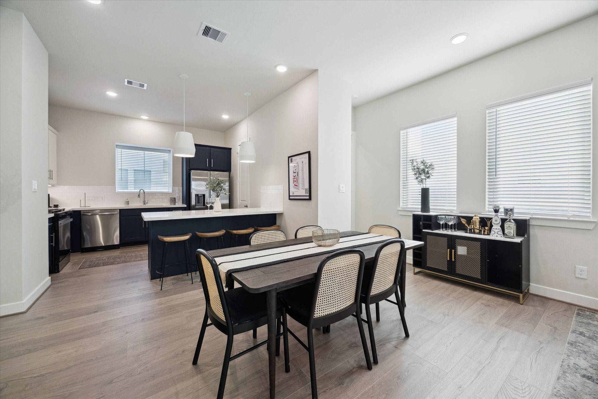 Representative photo showing the community’s model home living room. Layout and selections may vary.