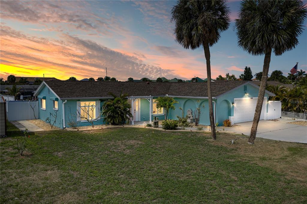 1004 Sago Palm Way Apollo Beach, FL 33572 - Photo 1 of 92 a row of palm trees and a yard in front of the house