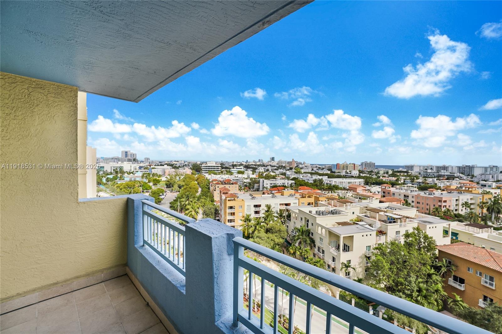 90 Alton Road, Unit 1209 Miami Beach, FL 33139 - Photo 19 of 44 a view of a balcony with city view