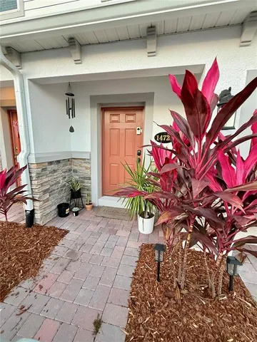 a view of a entryway door of the house
