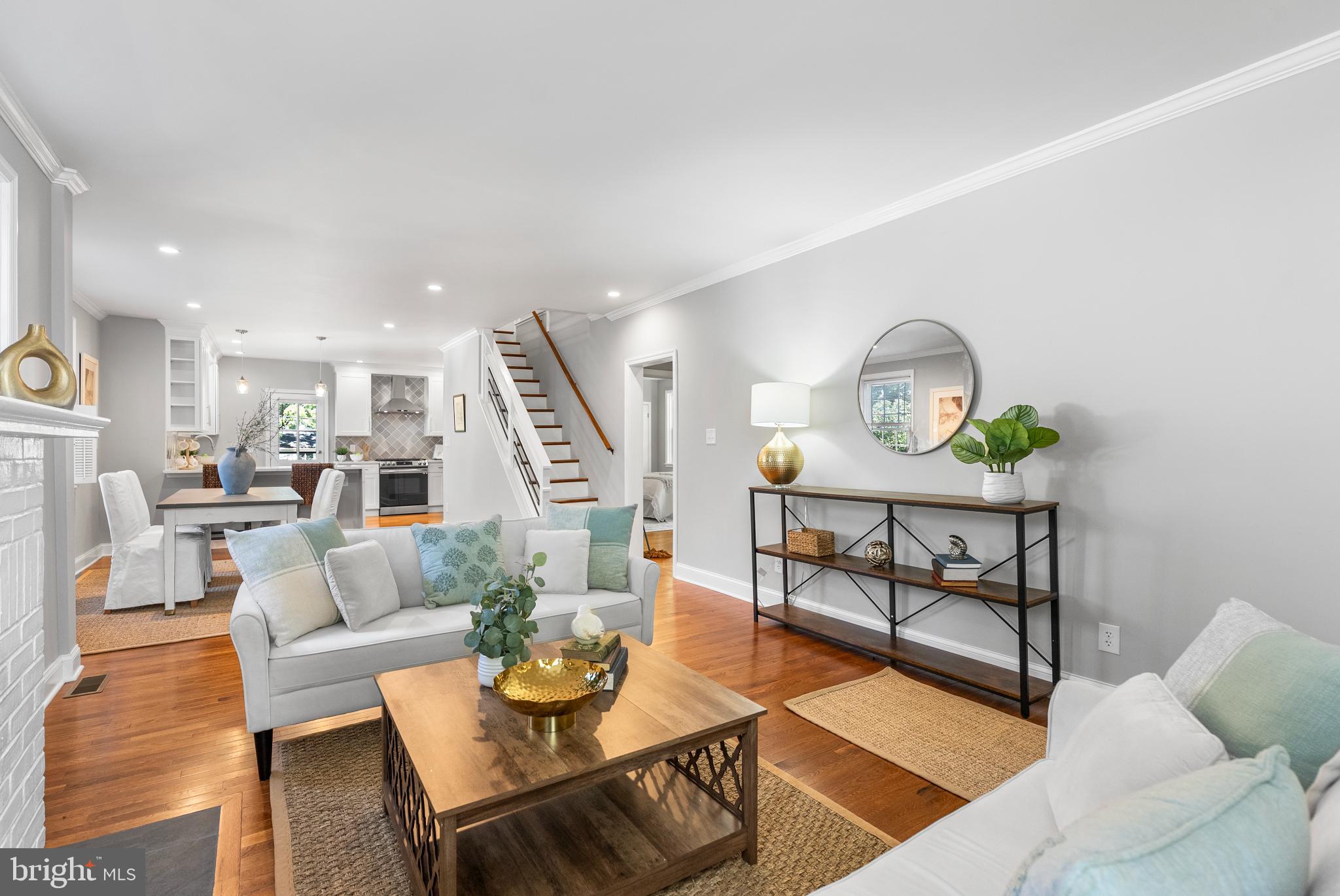 710 Anneslie Road Baltimore, MD 21212 - Photo 9 of 56 Bright and airy open-concept living space.