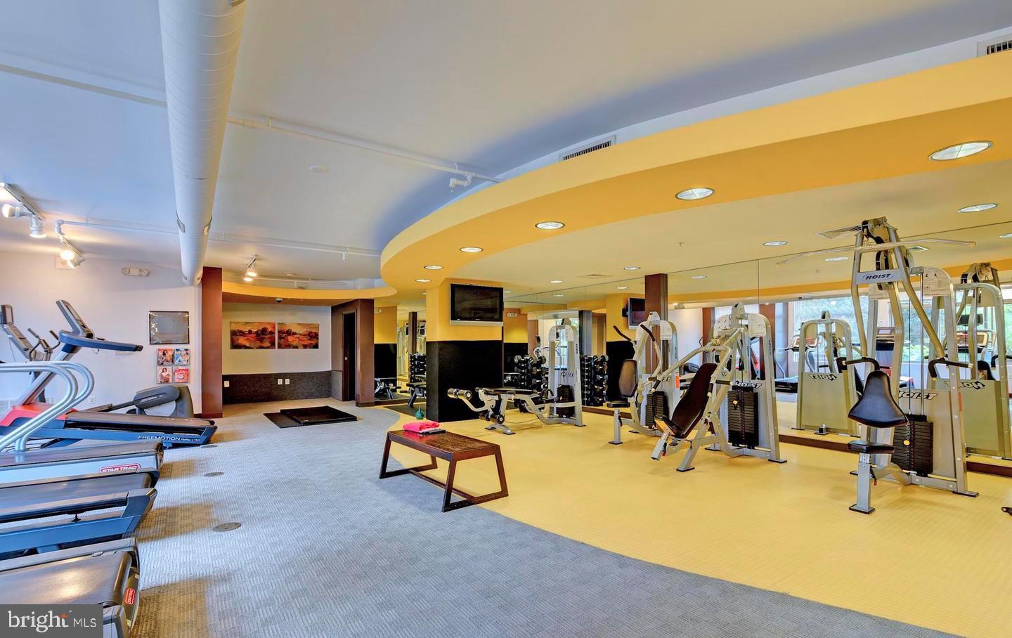 3600 South Glebe Road, Unit 507W Arlington, VA 22202 - Photo 18 of 23 a view of a room with gym equipment