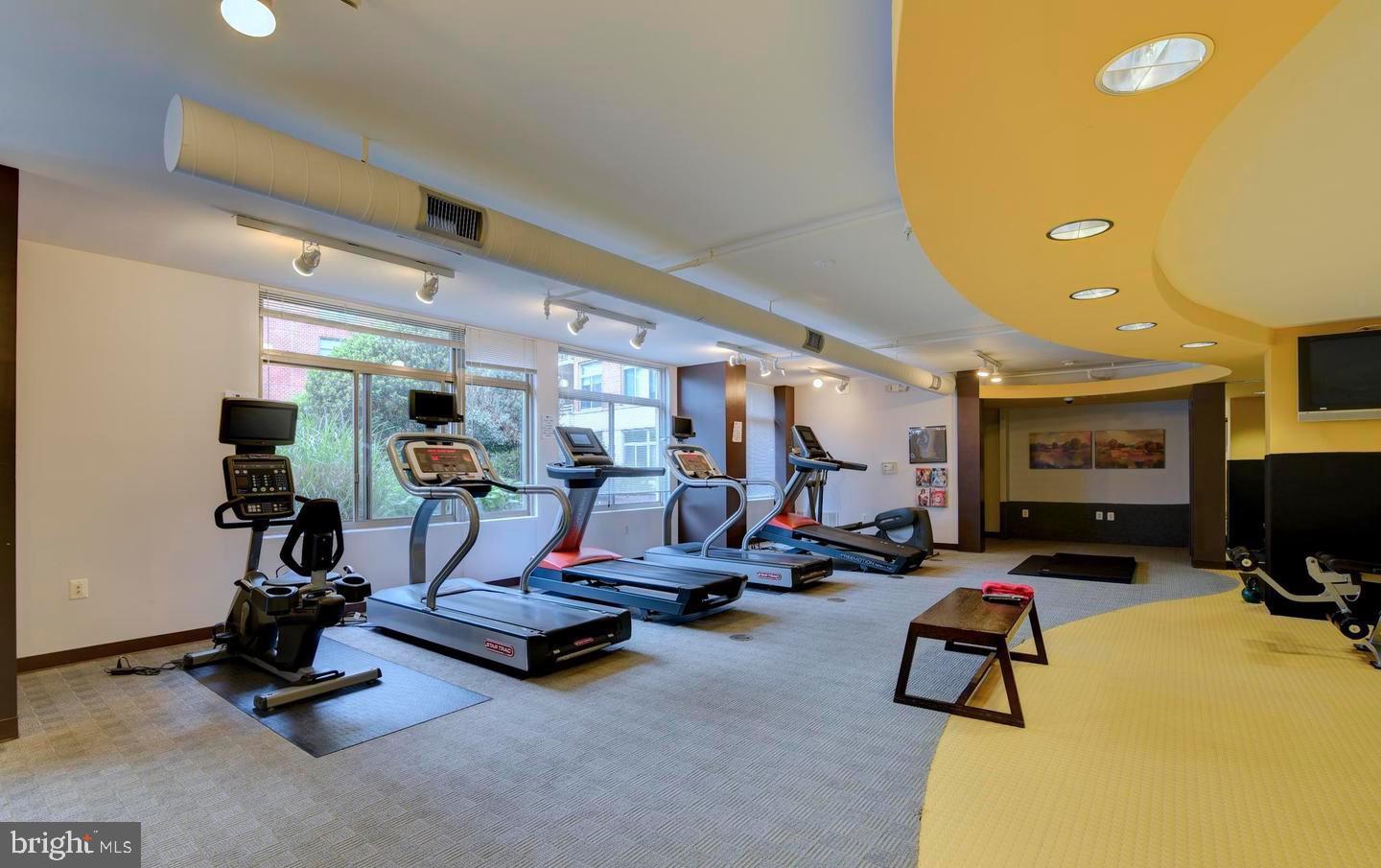 3600 South Glebe Road, Unit 507W Arlington, VA 22202 - Photo 19 of 23 a view of a room with gym equipment