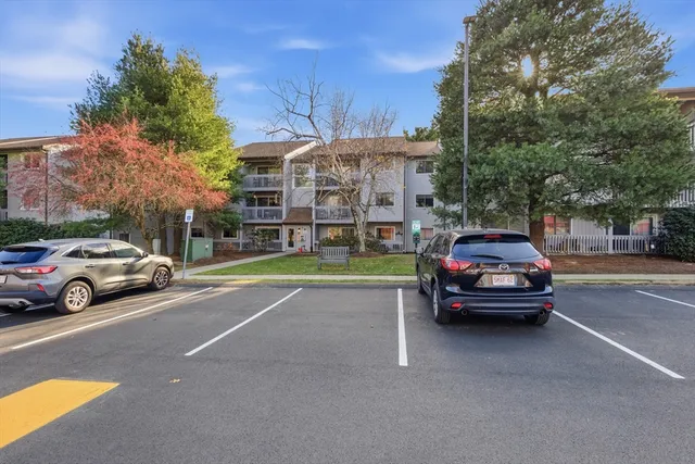 a car parked in front of a house