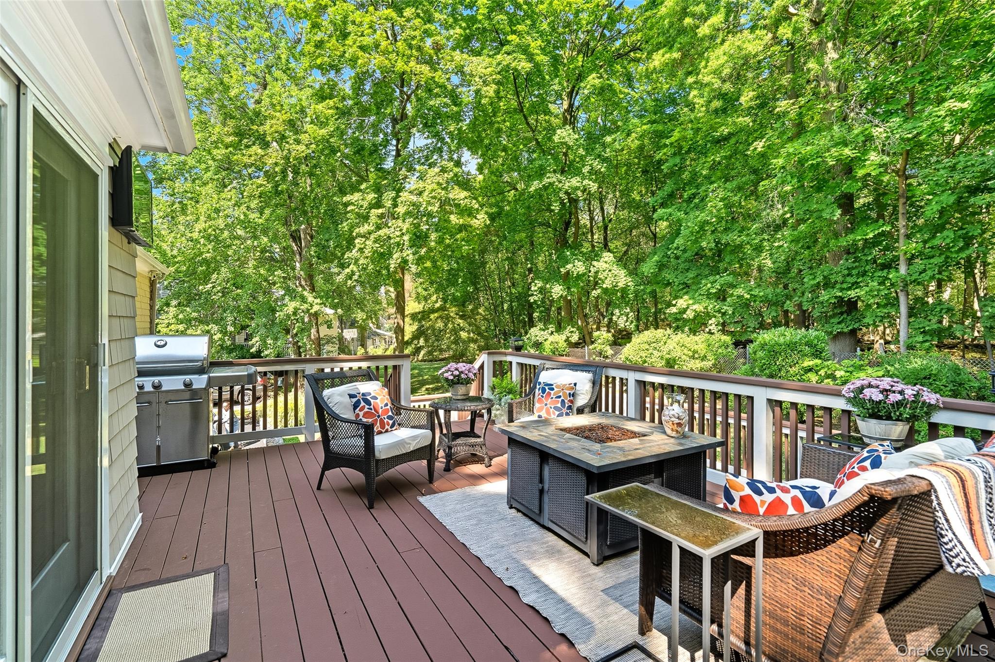 80 North Street Rye, NY 10580 - Photo 32 of 37 a balcony with wooden floor and outdoor seating