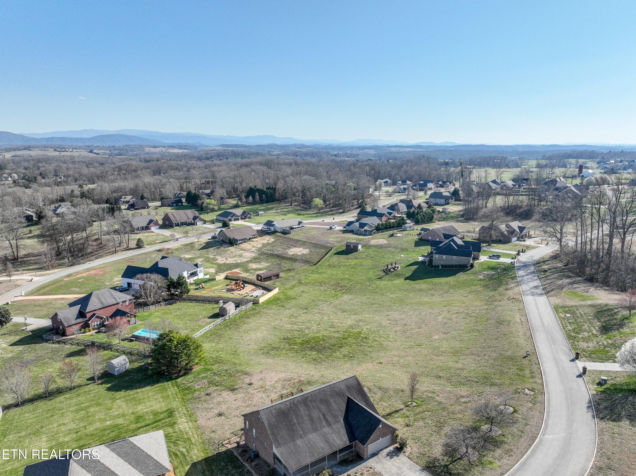1170 Houston Springs Road Greenback, TN 37742 - Photo 13 of 17 an aerial view of a house with a garden