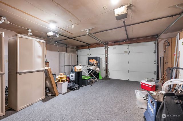 a view of a storage & utility room with stuff