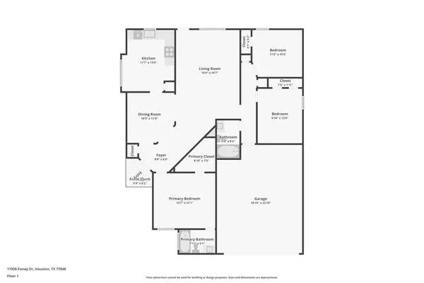 $2,000 | 11926 Panay Drive, Houston, TX 77048