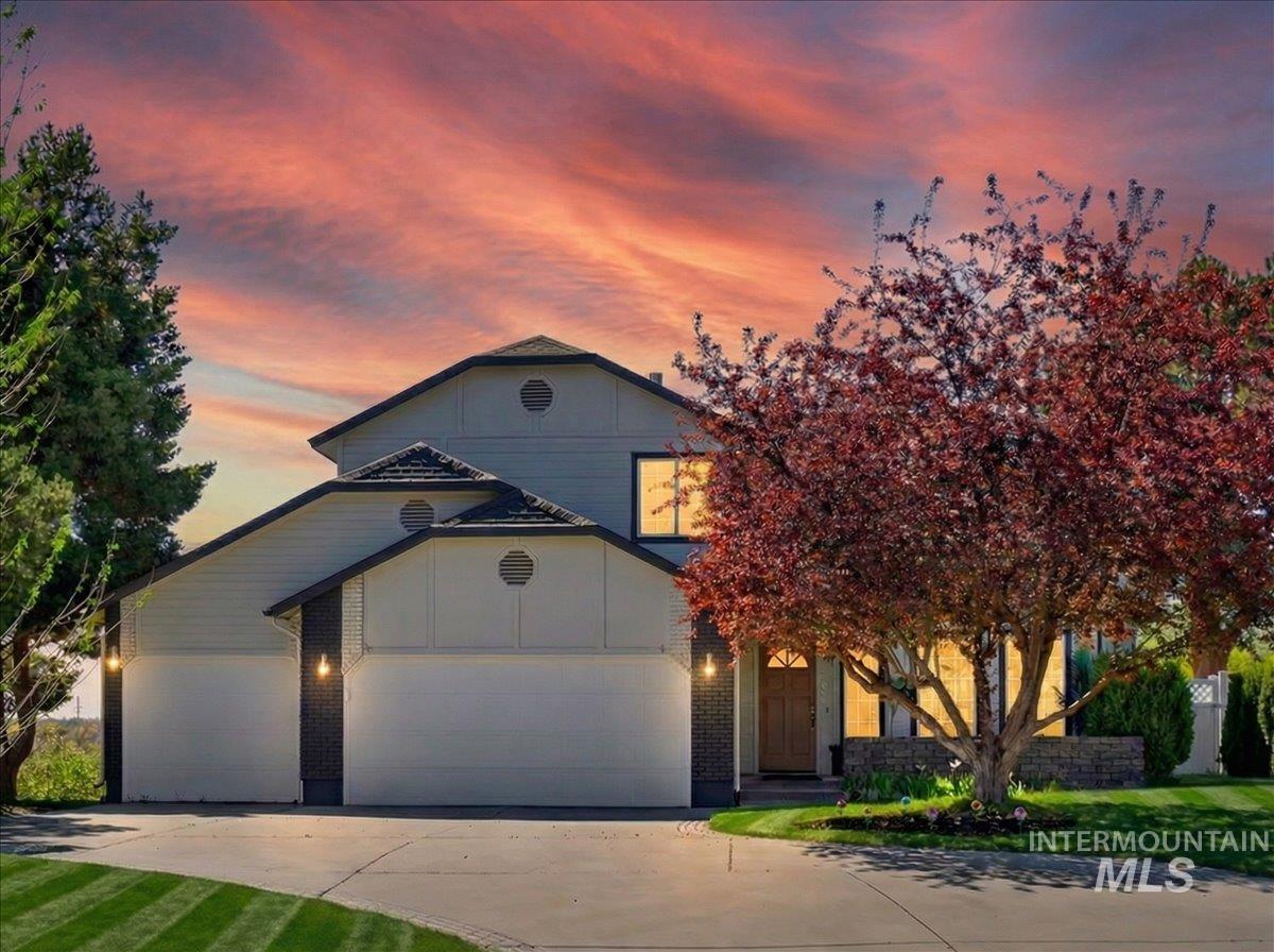 398 Pebble Beach Way Eagle, ID 83616 - Photo 1 of 35 Contemporary two-story exterior with horizontal siding and dark trim accents