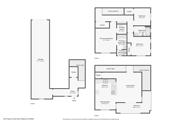 $1,288,000 | 1297 Coyote Creek Way, Milpitas, CA 95035
