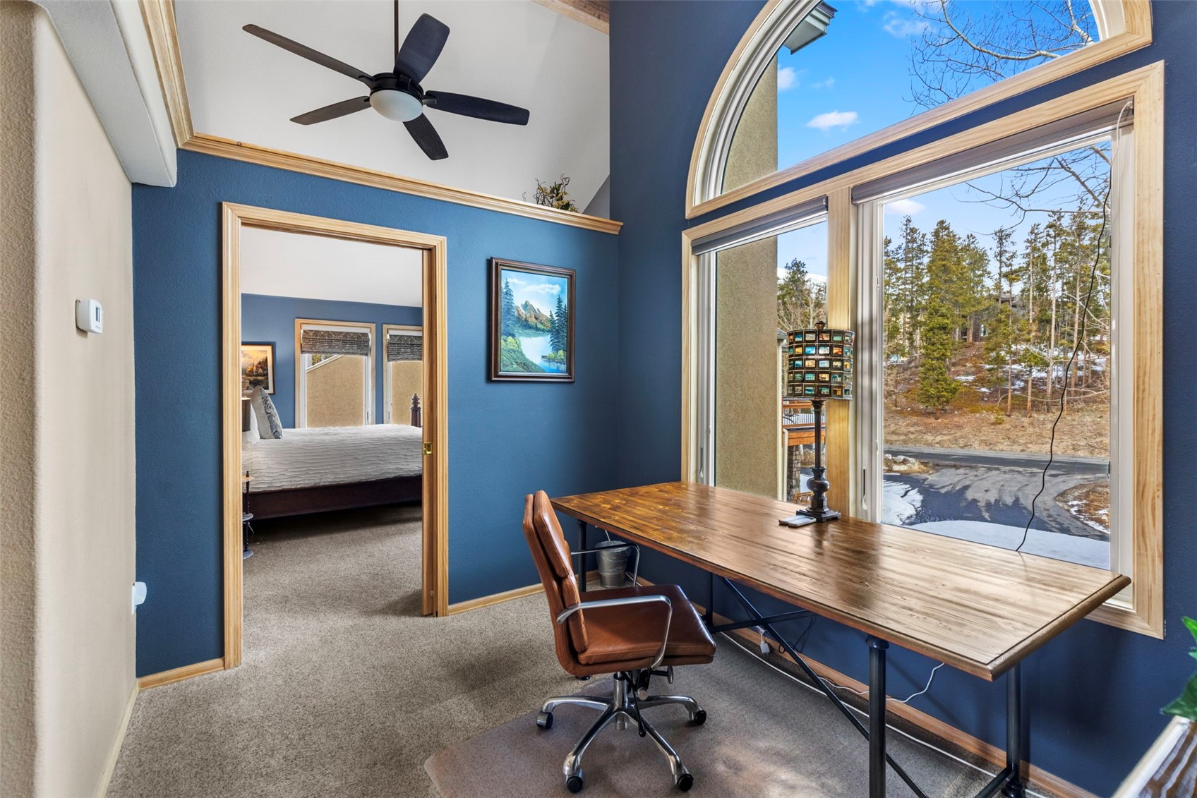 14 Larson Lane, Unit B Frisco, CO 80443 - Photo 12 of 40 a view of a workspace with furniture and a window