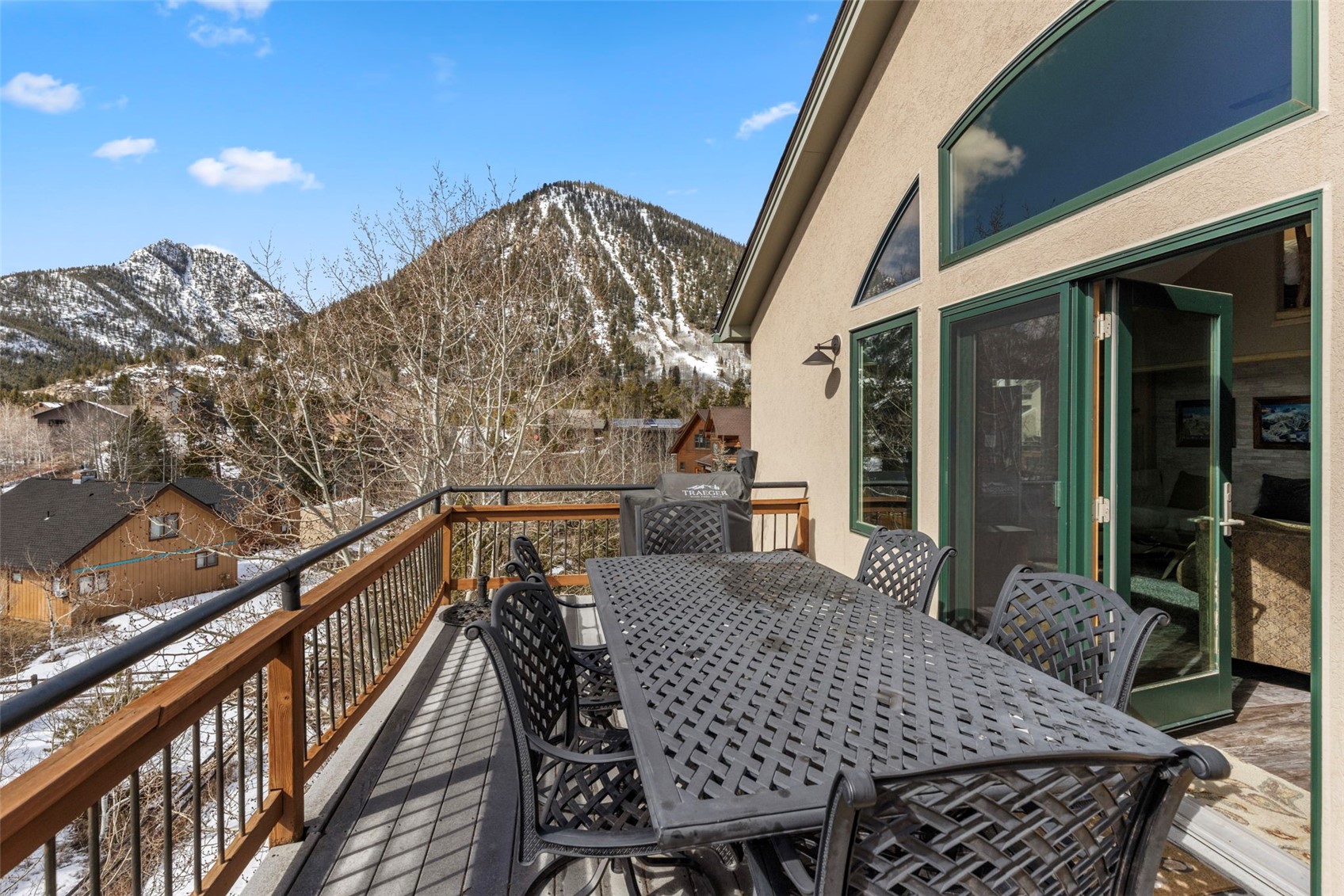 14 Larson Lane, Unit B Frisco, CO 80443 - Photo 26 of 40 a view of balcony with furniture