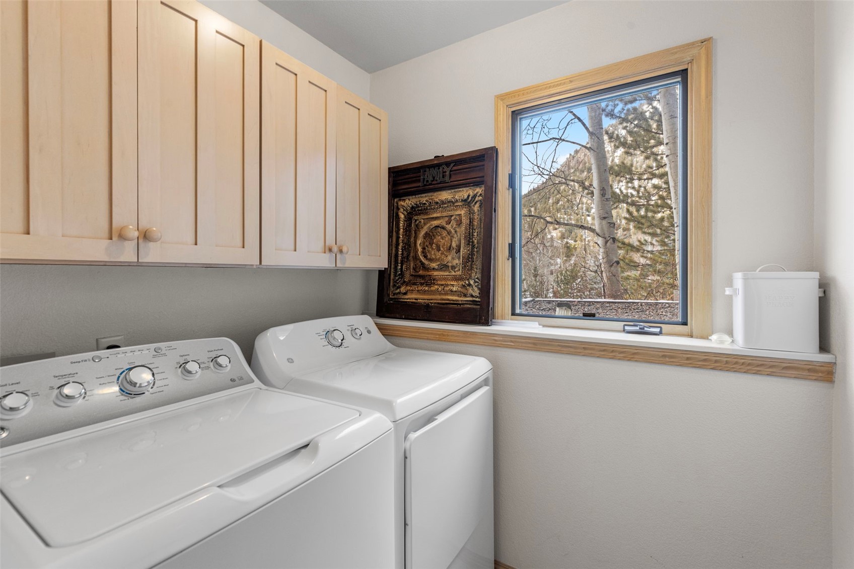 14 Larson Lane, Unit B Frisco, CO 80443 - Photo 28 of 40 a utility room with dryer and washer