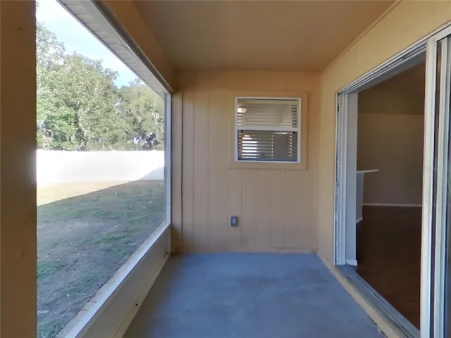 a view of a room with window