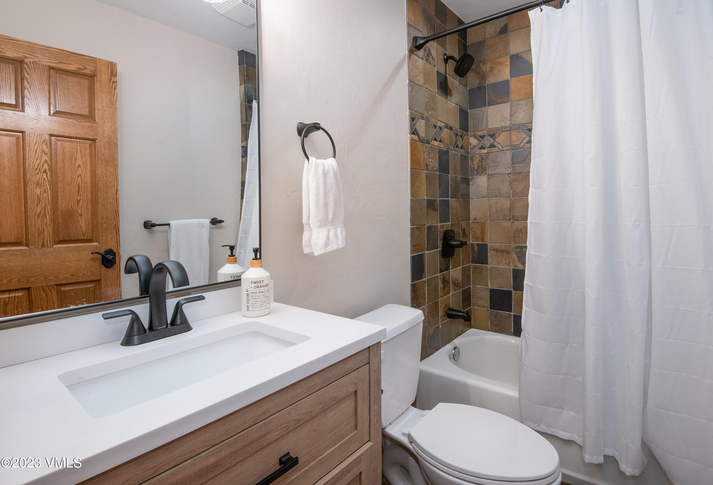 686 Mesa Drive Eagle, CO 81631 - Photo 46 of 73 a bathroom with a sink a toilet and shower
