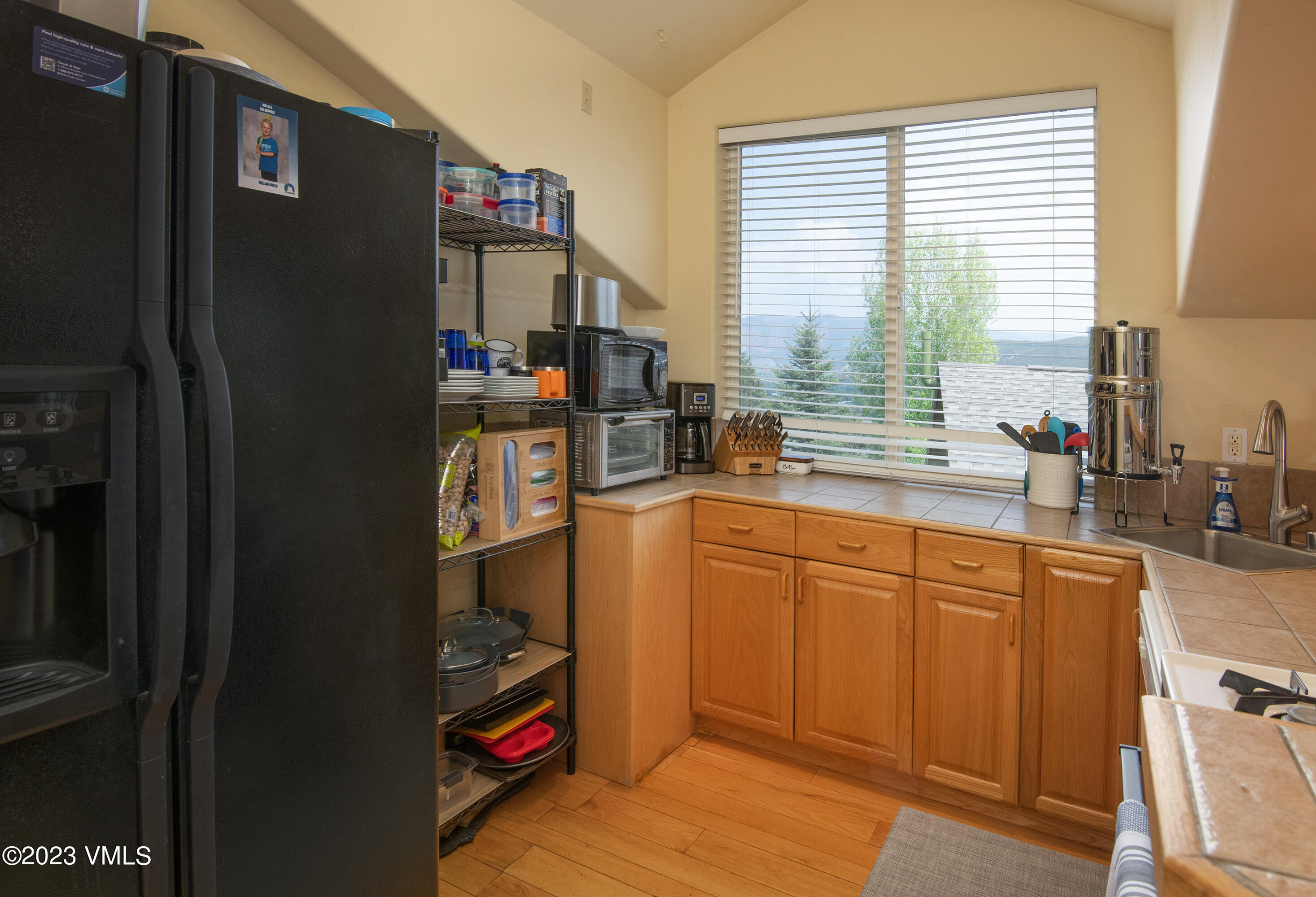686 Mesa Drive Eagle, CO 81631 - Photo 60 of 73 a kitchen with stainless steel appliances granite countertop a refrigerator and a sink