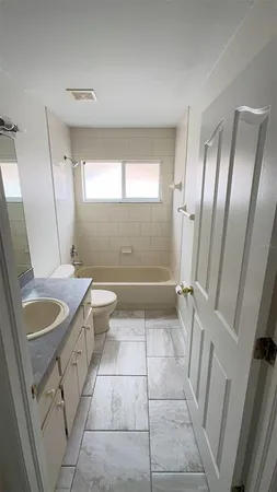 an empty room with mirror