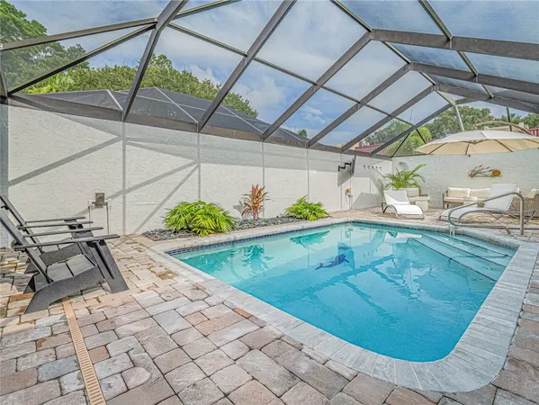 a view of a swimming pool